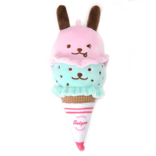 🌸新品上架【梨花娘總代理】🐾日本品牌Solgra 萌趣冰淇淋甜筒狗狗玩具|巧克力・雙球・乳牛・小雞