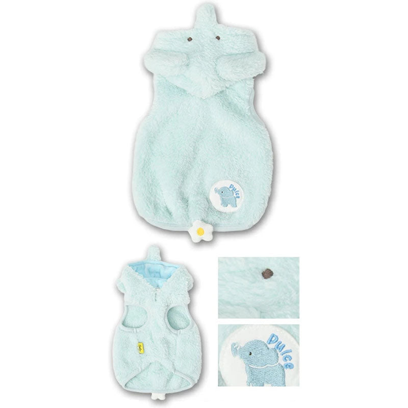 💕新品上架【梨花娘總代理】日本品牌DULCE|小雞・小象動物變身毛絨連帽衣🐤