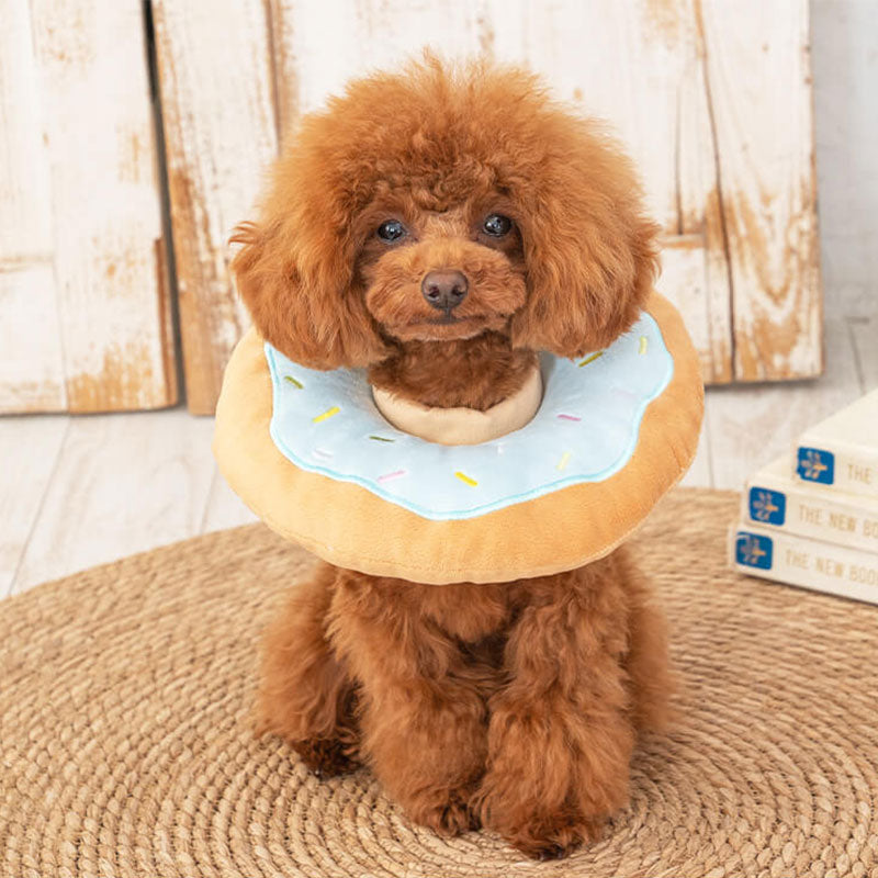 新品上架【梨花娘總代理】🍩日本品牌Solgra萌果甜甜圈寵物防舔護頸枕|柔軟舒適恢復頸圈・術後防抓防咬