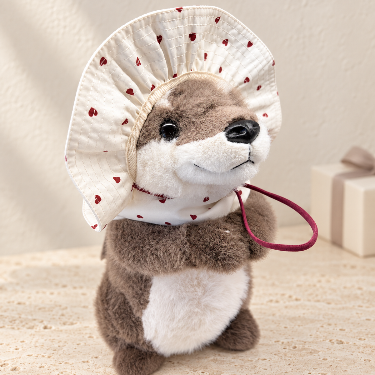 🎁新品上架【梨花娘】柔軟療癒水獺陪伴睡眠玩具🦦|磁吸抱抱手・2尺寸・可自行搭配服飾