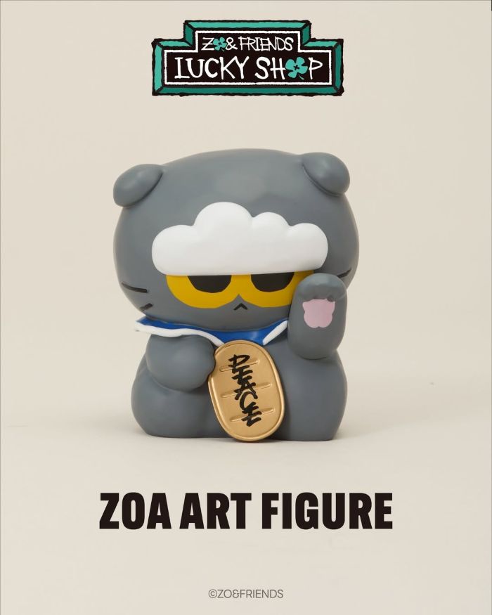 ๐โโฌๆฐๅไธๆถใๆขจ่ฑๅจใ๐ฅ้ๅ ZOA Friends ็ฐ่ฒ Lucky Shop ้้ๆถ่็ณปๅ๏ฝG-Dragon ๆ่ฒๅจ้