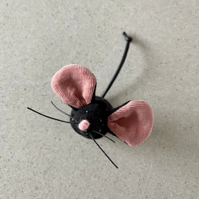 🆕新品上架【梨花娘】💖韓國品牌 WETNOSE 🎃萬聖節系列🎃黑老鼠貓咪玩具(手工製作,等待期約10~15天)