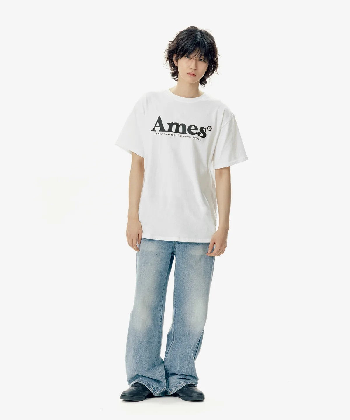 💜新品上架【梨花娘】韓系極簡字母Logo修身短T|Ames顯瘦氣質百搭上衣、情侶穿搭(S~L)10色