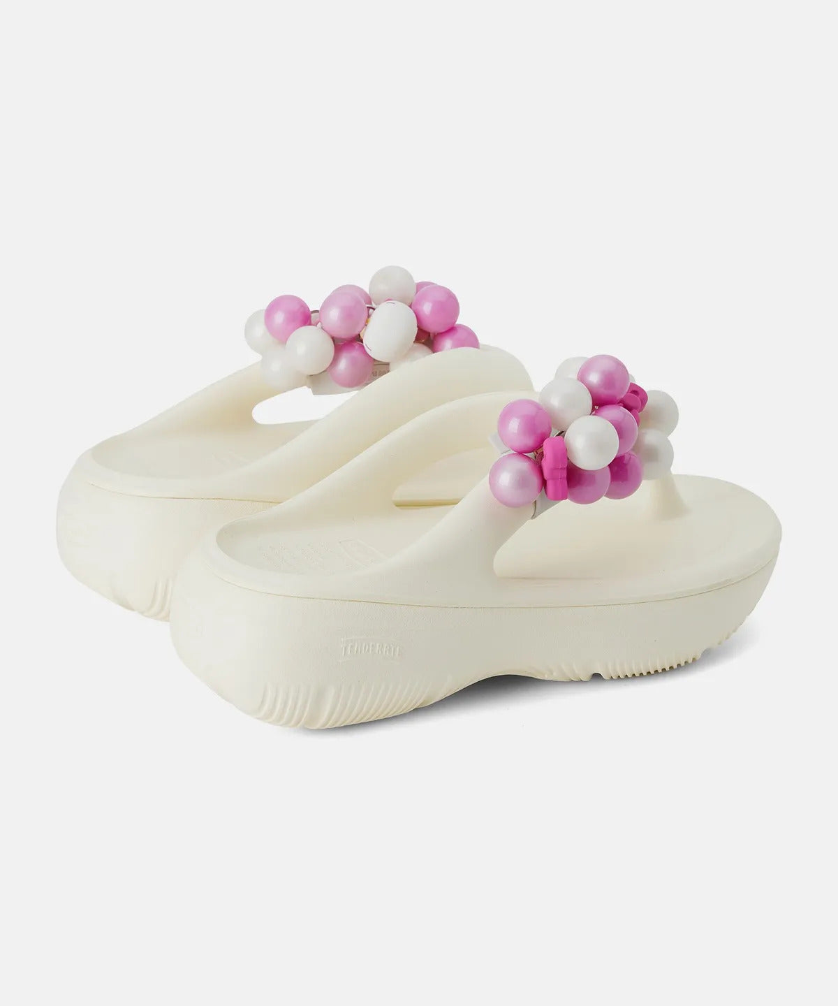 🆕新品上架【梨花娘】💗韓系高級甜感|TAW&TOE × Hello Kitty Candy 厚底雲朵感拖鞋(2色)