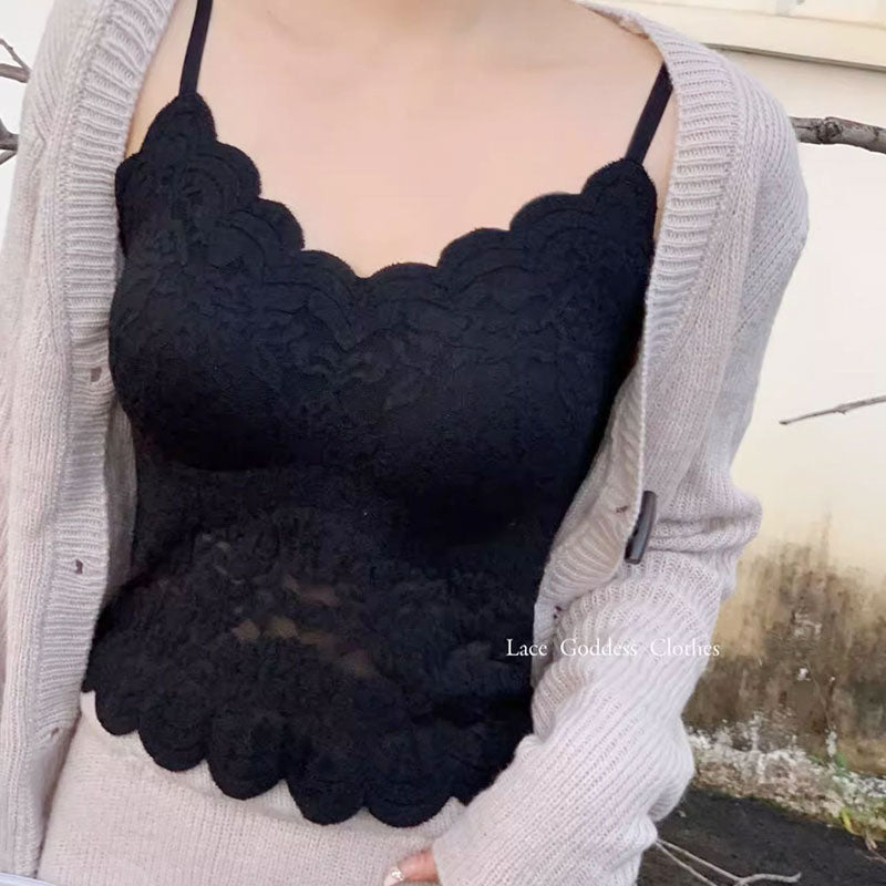 🆕新品上架💖【梨花瑪雅】秋款性感女神美背蕾絲附胸墊柔軟舒適內衣內搭(4色)🌹