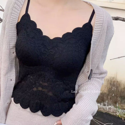 🆕新品上架💖【梨花瑪雅】秋款性感女神美背蕾絲附胸墊柔軟舒適內衣內搭(4色)🌹