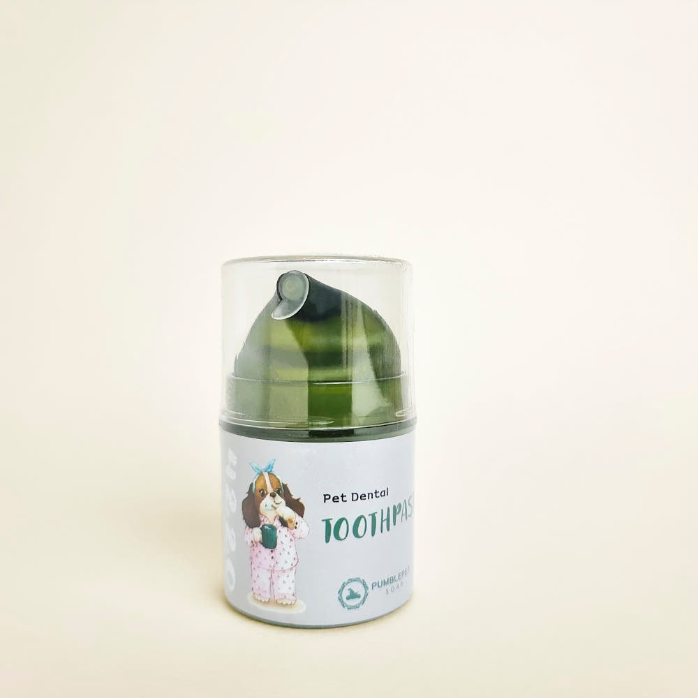 💜新品上架【梨花娘總代理】🫧韓國獸醫推薦PUMBLEPET 🌿市售唯一🙌🏻薄荷清新口腔管理寵物潔齒食品級螺旋藻真空瓶牙膏30g(犬貓適用)