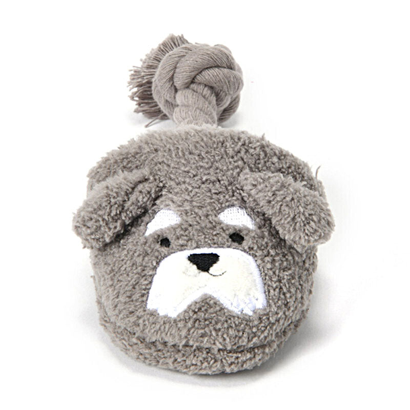 新品上架【梨花娘總代理】🐾日本品牌Solgra🐶軟綿綿狗狗拖鞋造型繩結玩具 (柴犬/比熊/雪納瑞/貴賓)