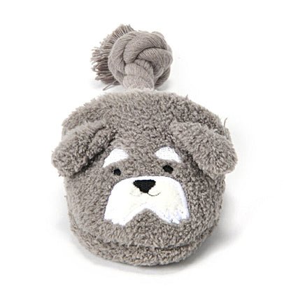 新品上架【梨花娘總代理】🐾日本品牌Solgra🐶軟綿綿狗狗拖鞋造型繩結玩具 (柴犬/比熊/雪納瑞/貴賓)