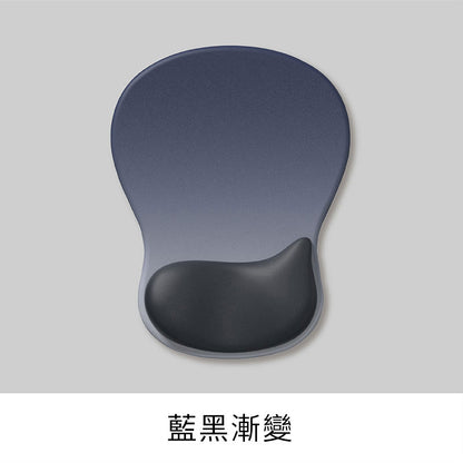 🆕新品上架【梨花瑪雅】✨柔軟Q彈漸層超美人體工學凹陷護畹矽膠滑鼠墊(8色)✨💖