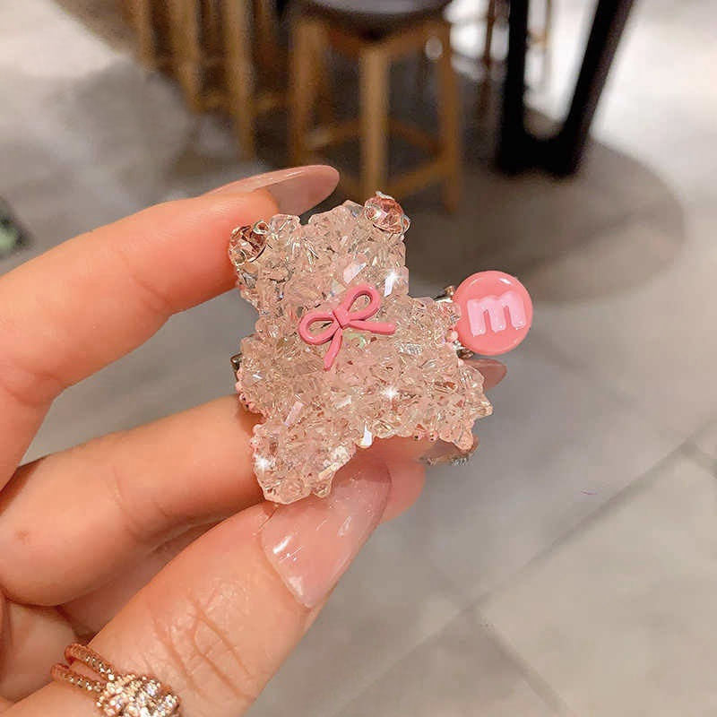 🆕新品上架【梨花瑪雅】奢華閃耀氣質滿鑽精緻水晶髮夾一對兩入禮盒裝💕