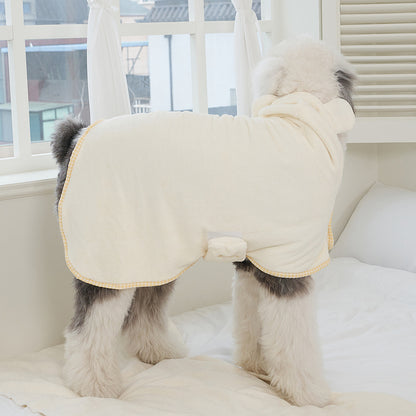 韓國新品上架【梨花娘總代理】🐾BAILEY 🐶秋冬新品 貓犬寵物耳朵造型專用吸水力強寵物浴巾(3色)