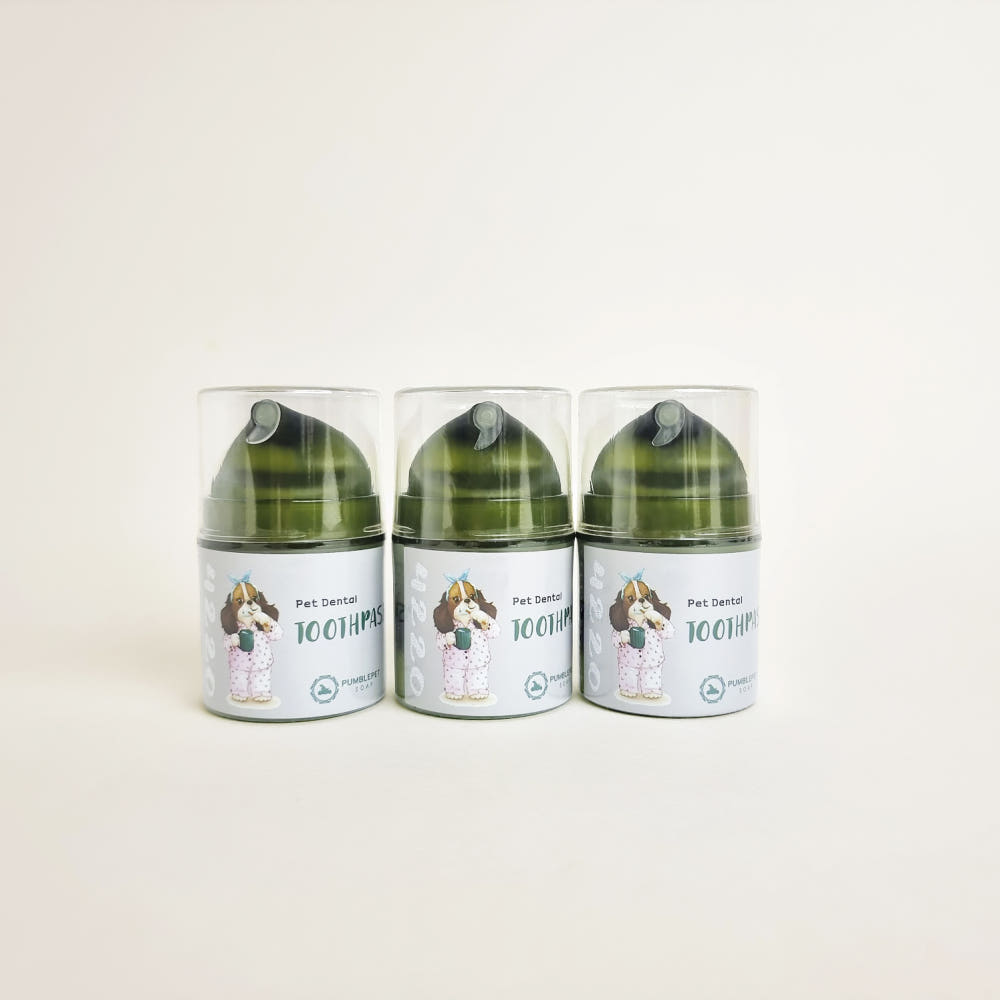 💜新品上架【梨花娘總代理】🫧韓國獸醫推薦PUMBLEPET 🌿市售唯一🙌🏻薄荷清新口腔管理寵物潔齒食品級螺旋藻真空瓶牙膏30g(犬貓適用)