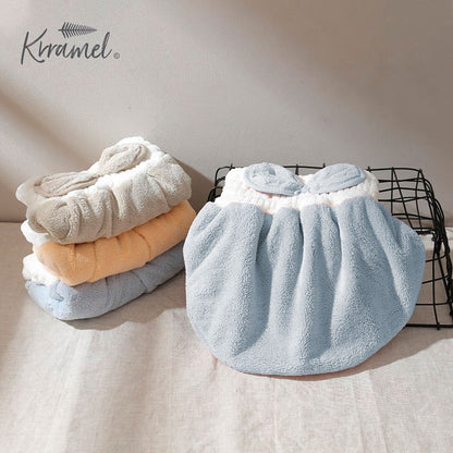 美國 Krramel 海藻绒皇冠乾髮帽 (現貨+預購)