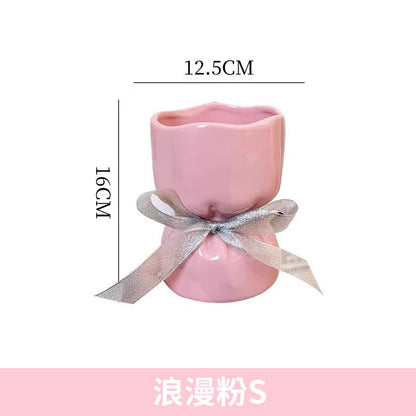 🆕新品上架【梨花瑪雅】情緒穩定🏡新家客廳裝飾輕奢高級花束造型花瓶擺飾🌹
