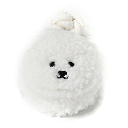 新品上架【梨花娘總代理】🐾日本品牌Solgra🐶軟綿綿狗狗拖鞋造型繩結玩具 (柴犬/比熊/雪納瑞/貴賓)