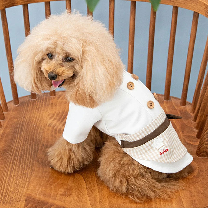 💕新品上架【梨花娘總代理】日本品牌DULCE｜小小主廚變身寵物服套裝👨‍🍳