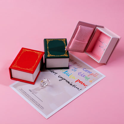 💖新品上架【梨花瑪雅】實拍選品925純銀梨花朵金銀撞色開口戒指(戒圍可調)