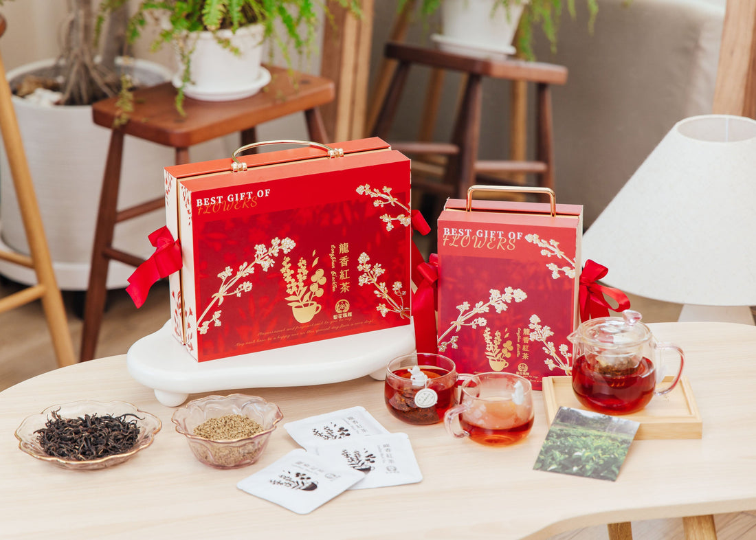 🏆獨家販售【梨花瑪雅】 安心茶認證🤞來自南投純淨山水的百年紅茶園搭配珍稀龍眼花的龍香紅茶禮盒