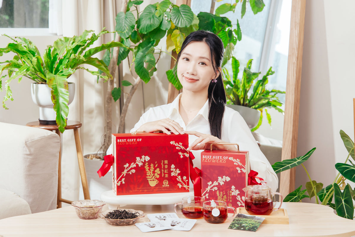 🏆獨家販售【梨花瑪雅】 安心茶認證🤞來自南投純淨山水的百年紅茶園搭配珍稀龍眼花的龍香紅茶禮盒