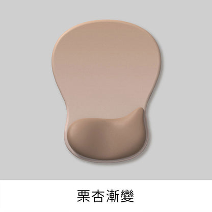 🆕新品上架【梨花瑪雅】✨柔軟Q彈漸層超美人體工學凹陷護畹矽膠滑鼠墊(8色)✨💖