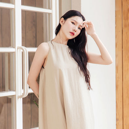 💖新品上架【梨花瑪雅】實拍選品夏季新款氣質無袖寬鬆背心法式顯瘦背心長洋