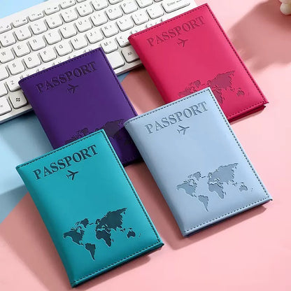 🆕新品上架【梨花瑪雅】(｡♥‿♥｡)✈️ 飛去找你囉～環遊世界時尚商務護照保護套(6色)