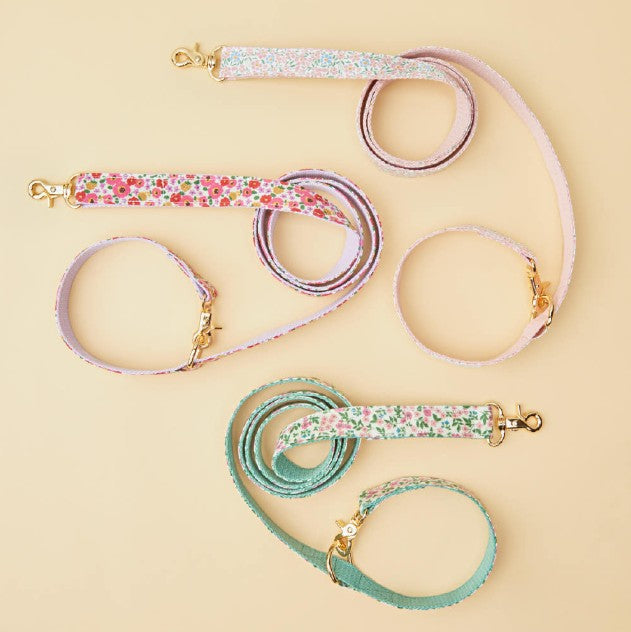 💜新品上架【梨花娘總代理】🐾PUMBLEPET韓風質感小碎花24K金寵物牽繩系列(3色)