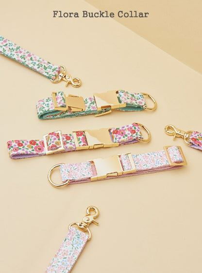 💜新品上架【梨花娘總代理】🐾PUMBLEPET韓風質感小碎花24K金寵物牽繩系列(3色)