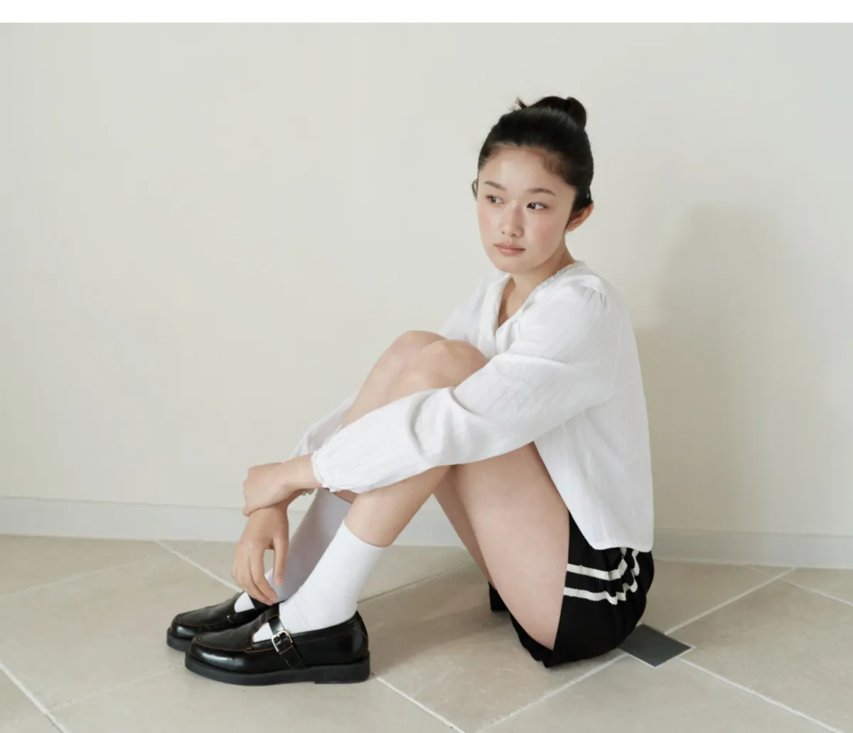🆕新品上架【梨花娘】韓國Musinsa 💕韓韶禧同款💖復古垂直紋理棉質細褶襯衫(3色)