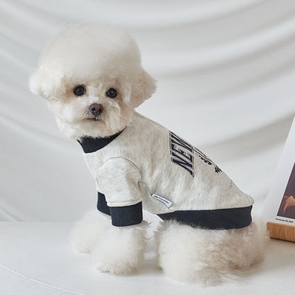 韓國新品上架【梨花娘總代理】🐾BAILEY 🐶秋冬新品 韓系潮流聯名休閒棉質寵物服飾(3色)