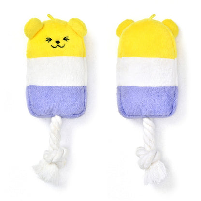 新品上架【梨花娘總代理】🐾日本品牌Solgra  🍧萌萌熊絨毛冰棒發聲玩具🐶（6款）