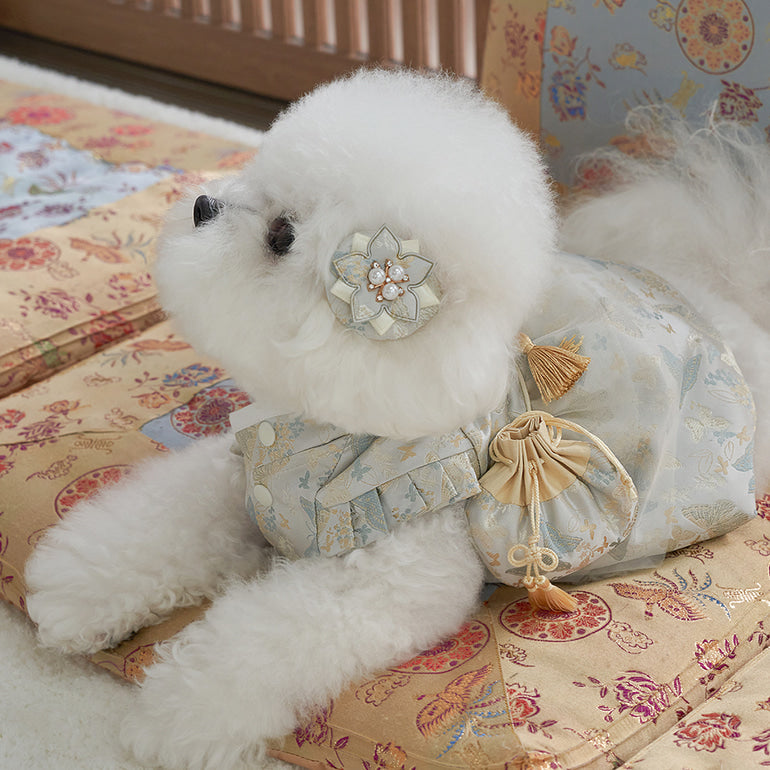 韓國新品上架【梨花娘總代理】🐾BAILEY 🐶韓系流蘇小福袋寵物香香包(2色)