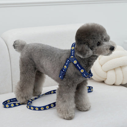 韓國新品上架【梨花娘總代理】🐾BAILEY 🐶秋冬新品 Daisy 雛菊亮色花朵微笑寵物胸背帶(4色)