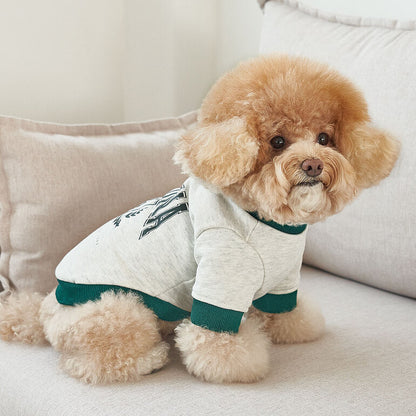 韓國新品上架【梨花娘總代理】🐾BAILEY 🐶秋冬新品 韓系潮流聯名休閒棉質寵物服飾(3色)