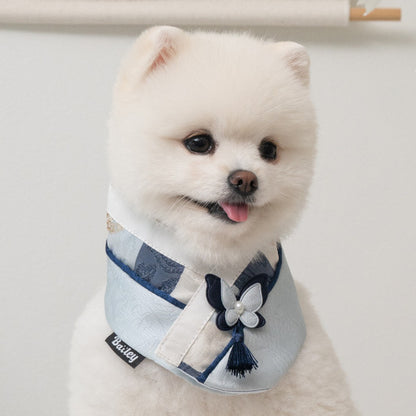 韓國新品上架【梨花娘總代理】🐾BAILEY 🐶秋冬新品 韓國皇室蝴蝶流蘇精緻韓服領巾(4色)