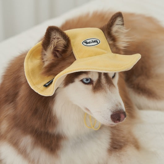 韓國新品上架【梨花娘總代理】🐾BAILEY 🐶秋冬新品 可愛造型遮陽保暖絨毛可調節寵物帽(3色)