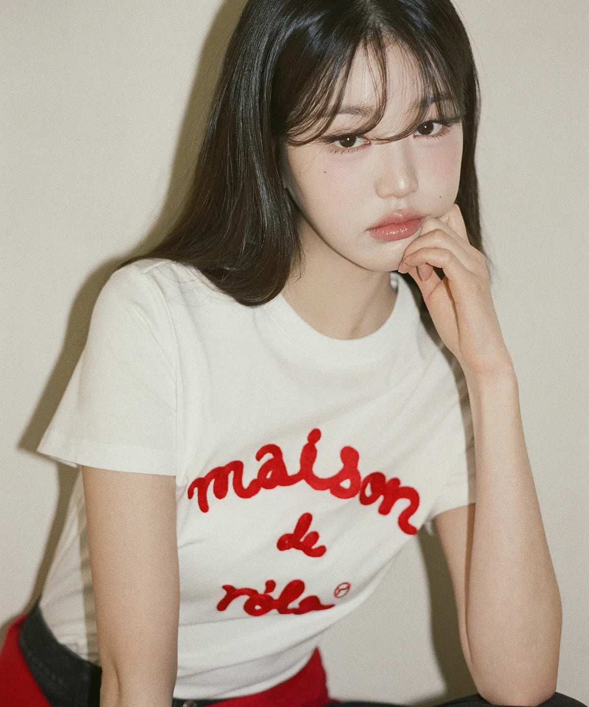 💖韓國暢銷品牌ROLAROLA🆕新品上架 張員瑛同款立體刺繡英文短袖T恤(6色)