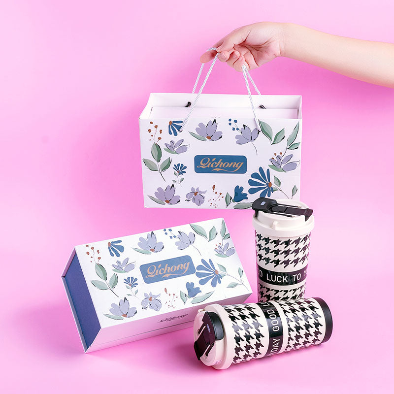 🆕新品上架【梨花瑪雅】💖陶瓷保溫保冷隨行杯(三色)質感禮盒提袋裝💕