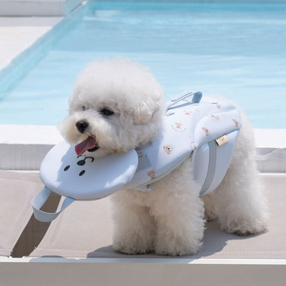 韓國新品上架【梨花娘總代理】🐾BAILEY 🐶夏日高浮力清涼透氣寵物漂浮泳衣(3色)