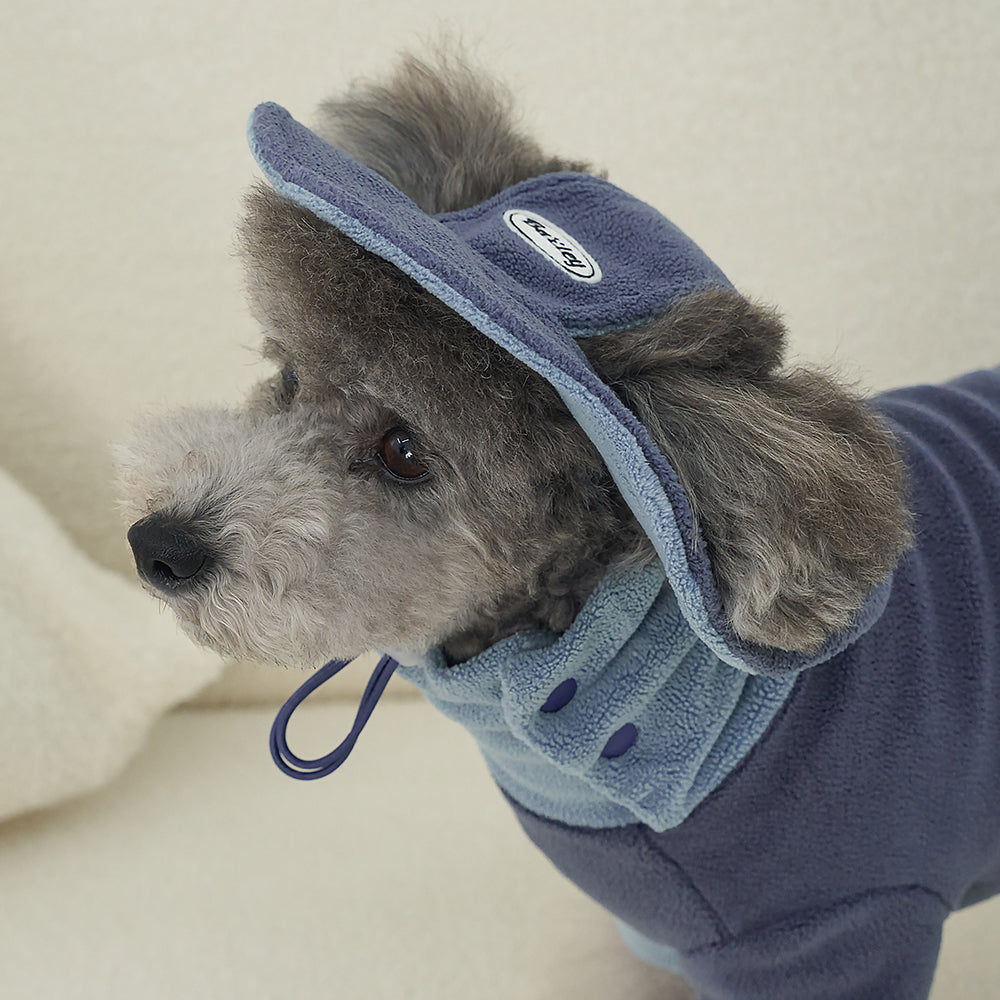 韓國新品上架【梨花娘總代理】🐾BAILEY 🐶秋冬新品 可愛造型遮陽保暖絨毛可調節寵物帽(3色)