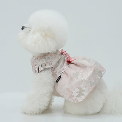 新品上架【梨花娘總代理】🐾韓國BAILEY 🐶秋冬新品 🧨新年編織結寶貝寵物掛福袋香包韓服(2色)