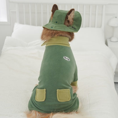 韓國新品上架【梨花娘總代理】🐾BAILEY 🐶秋冬新品 領口釦環設計一件式保暖細絨毛衣寵物服飾(3色)