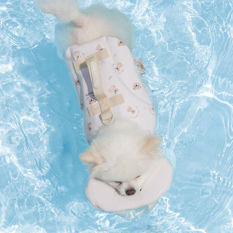 韓國新品上架【梨花娘總代理】🐾BAILEY 🐶夏日高浮力清涼透氣寵物漂浮泳衣(3色)