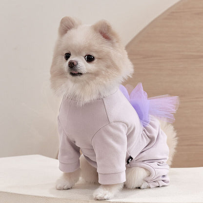 韓國新品上架【梨花娘總代理】🐾BAILEY 🐶秋冬新品 素色半高領彈性舒適柔軟寵物服飾(2色)