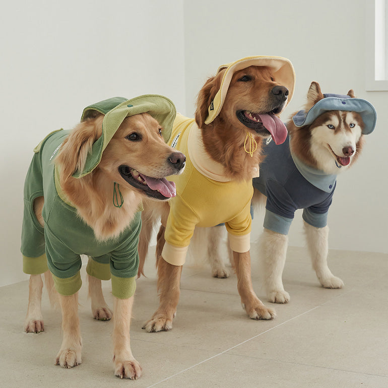 韓國新品上架【梨花娘總代理】🐾BAILEY 🐶秋冬新品 可愛造型遮陽保暖絨毛可調節寵物帽(3色)