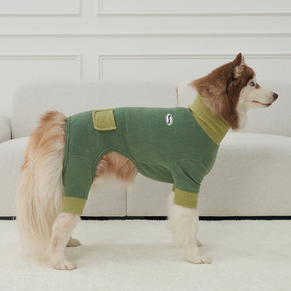 韓國新品上架【梨花娘總代理】🐾BAILEY 🐶秋冬新品 領口釦環設計一件式保暖細絨毛衣寵物服飾(3色)