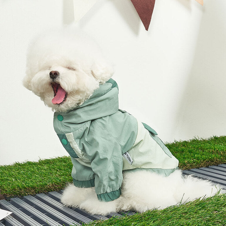 韓國新品上架【梨花娘總代理】🐾BAILEY 🐶秋冬新品 舒適透氣防風防水輕便連帽外出寵物雨衣(2色)