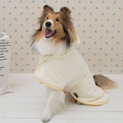 韓國新品上架【梨花娘總代理】🐾BAILEY 🐶秋冬新品 貓犬寵物耳朵造型專用吸水力強寵物浴巾(3色)