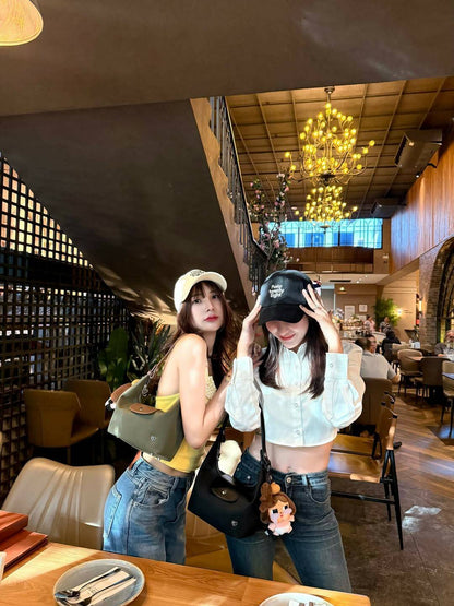 🆕新品上架 IG抖音爆款💕MO-YA😧泰國設計師品牌PONYTWENTYEIGHT法式優雅手提肩斜背包👜百搭時尚